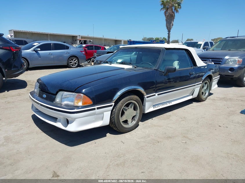 1989 FORD MUSTANG CABRIO 5.0L V8 FI OHV F