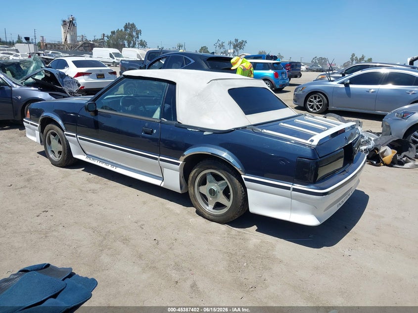 1989 FORD MUSTANG CABRIO 5.0L V8 FI OHV F
