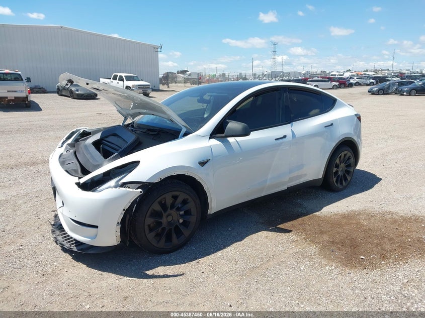 Vin: 7saygdee3pf689010, lot: 45885445, tesla model y awd/long range dual motor all-wheel drive 20232