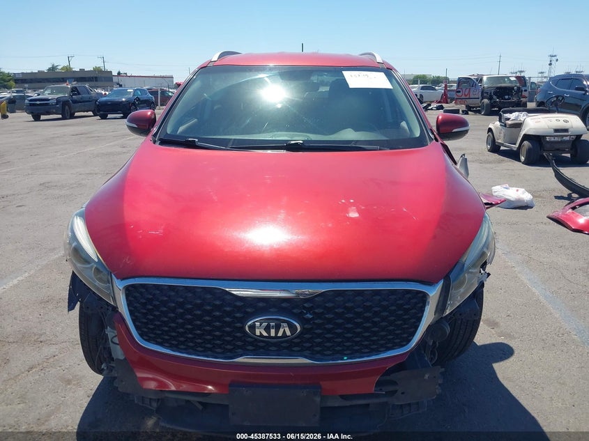 2017 KIA SORENTO SPORT UTILITY VEHICLE 3.3L V-6 DI, DOHC, VVT, 290HP