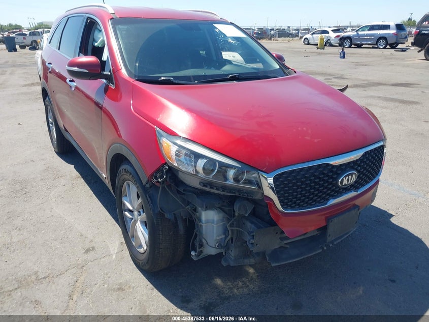 2017 KIA SORENTO SPORT UTILITY VEHICLE 3.3L V-6 DI, DOHC, VVT, 290HP