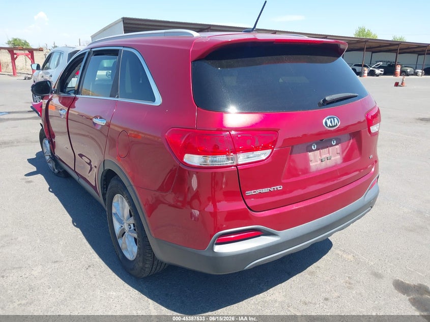 2017 KIA SORENTO SPORT UTILITY VEHICLE 3.3L V-6 DI, DOHC, VVT, 290HP