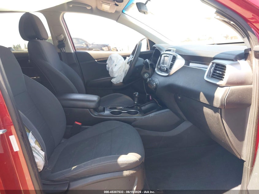 2017 KIA SORENTO SPORT UTILITY VEHICLE 3.3L V-6 DI, DOHC, VVT, 290HP