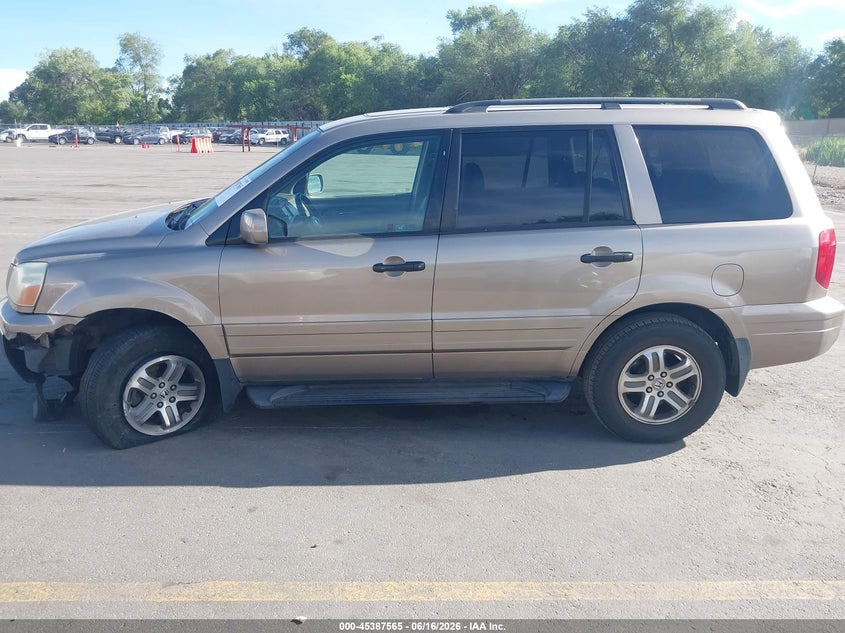 2004 Honda Pilot Ex-L VIN: 2HKYF18534H542788 Lot: 45387565
