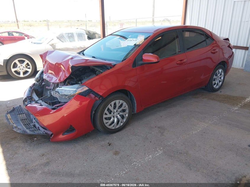 2018 TOYOTA COROLLA SEDAN 1.8L I-4 DOHC, VVT, 132HP