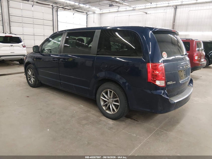 Vin: 2c4rdgbg0fr737504, lot: 45885592, dodge grand caravan se plus 20153