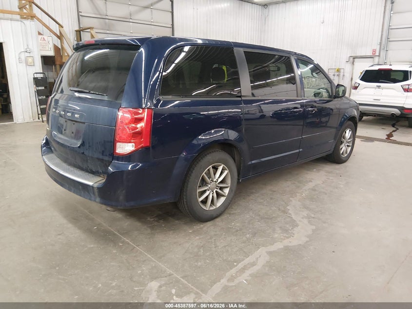 Vin: 2c4rdgbg0fr737504, lot: 45885592, dodge grand caravan se plus 20154