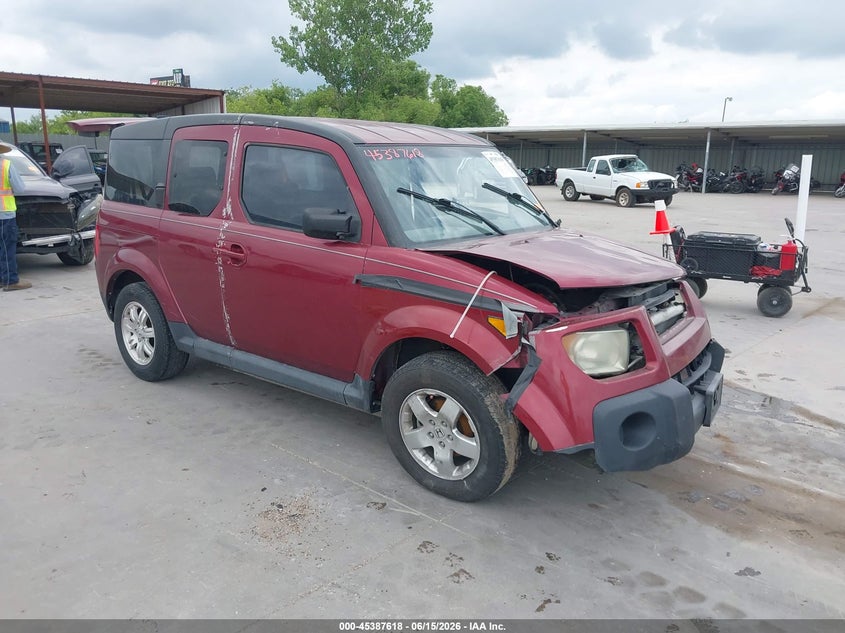 HONDA ELEMENT 2006 VIN 5J6YH18796L001524