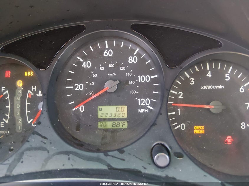 2004 SUBARU FORESTER auction photo 7