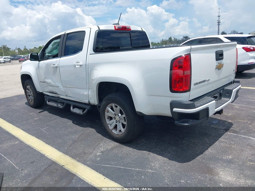 VIN 1GCGSCEN0K1354581 2019 CHEVROLET COLORADO LT