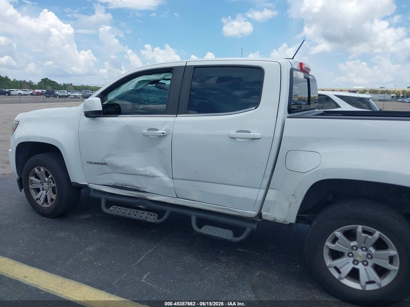 VIN 1GCGSCEN0K1354581 2019 CHEVROLET COLORADO LT