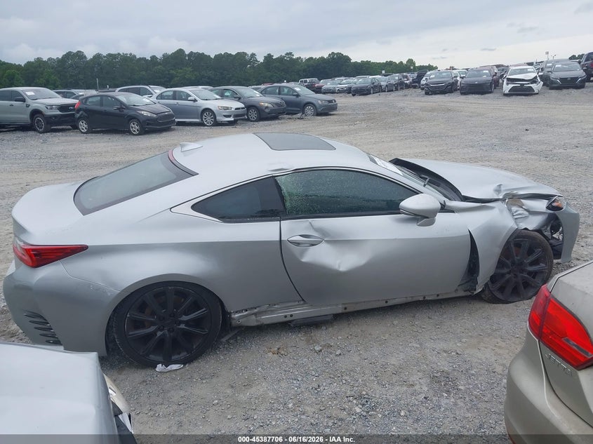 2016 Lexus Rc 200T VIN: JTHHA5BC9G5001423 Lot: 45387706