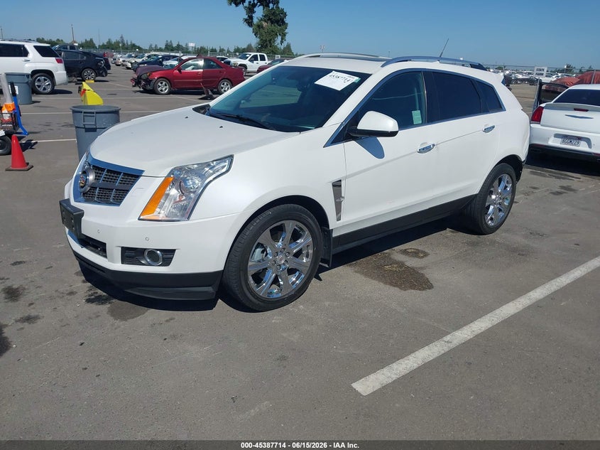 Vin: 3gyfnfe30cs599216, lot: 45885709, cadillac srx premium collection 20122