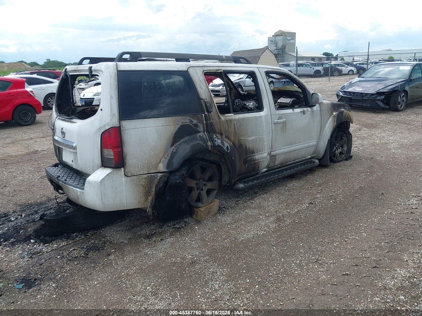 Vin: 5n1ar1nb9cc606454, lot: 45885755, nissan pathfinder sv 20124