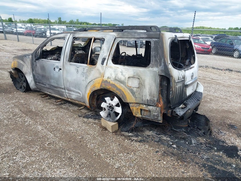 2012 NISSAN PATHFINDER auction photo 3
