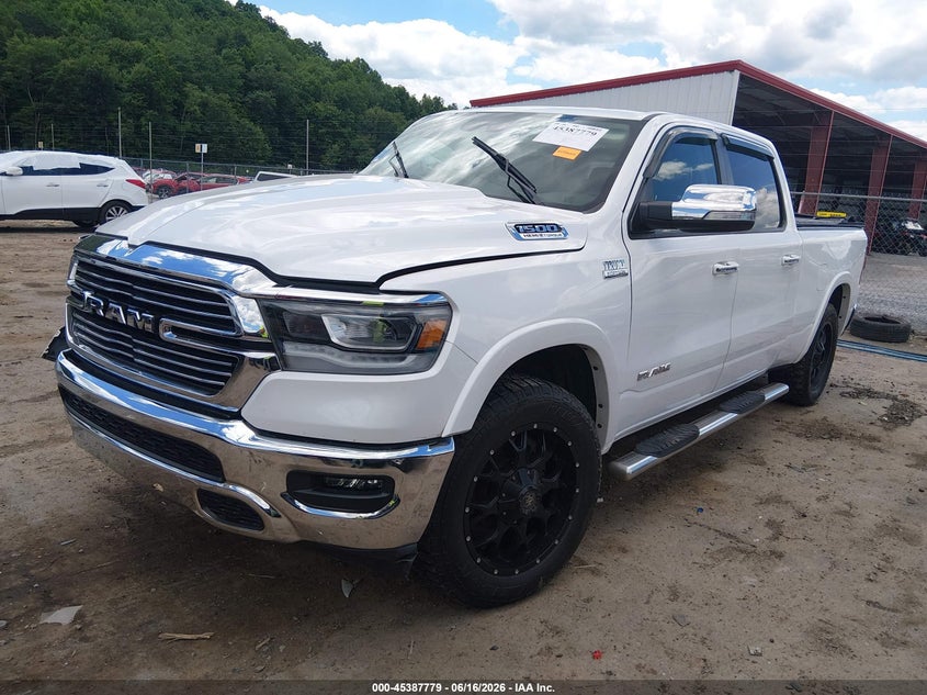 Vin: 1c6srfrtxnn223047, lot: 45885774, ram 1500 laramie  4x4 6'4 box 20222