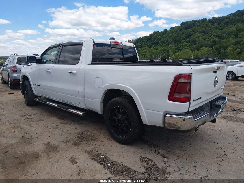 Vin: 1c6srfrtxnn223047, lot: 45885774, ram 1500 laramie  4x4 6'4 box 20223