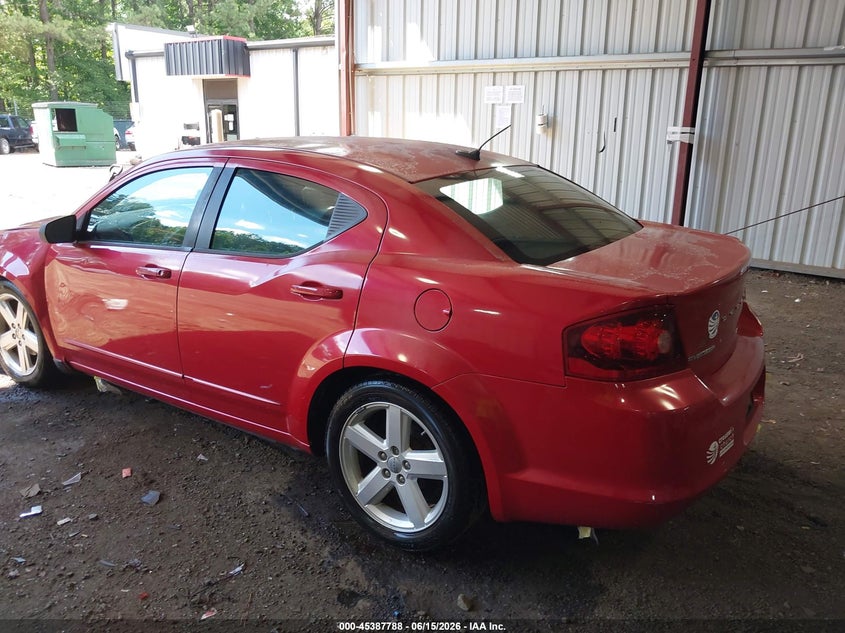 Vin: 1c3cdzcb6dn682236, lot: 45885783, dodge avenger sxt 20133