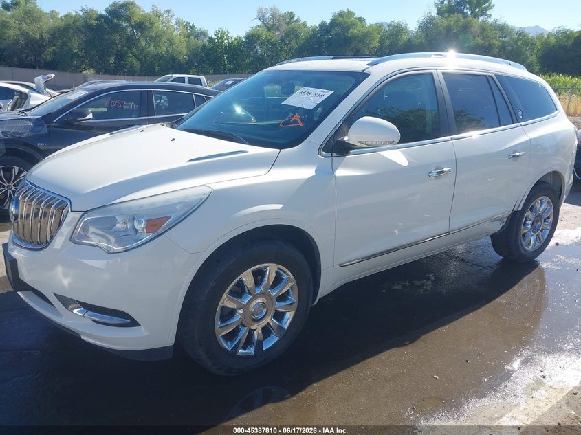 Vin: 5gakvbkd8ej361744, lot: 45885805, buick enclave leather 20142
