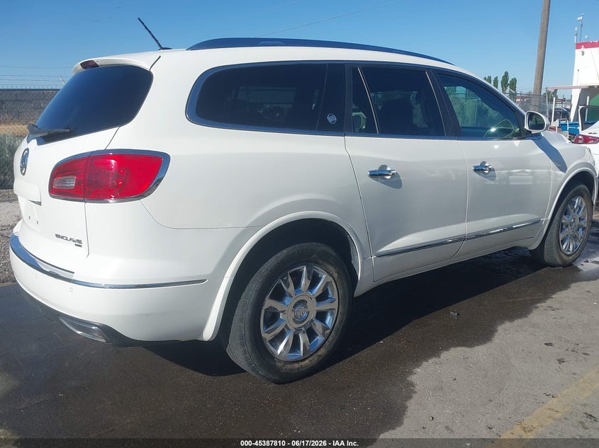 Vin: 5gakvbkd8ej361744, lot: 45885805, buick enclave leather 20144