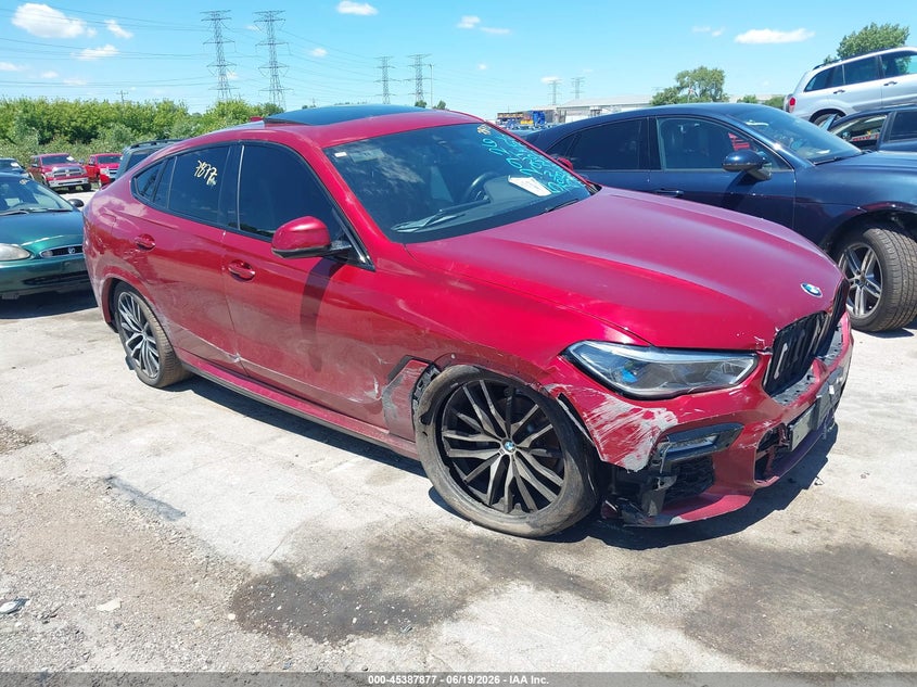 Vin: 5uxcy6c06m9e36343, lot: 45885872, bmw x6 xdrive40i 2021 img_1