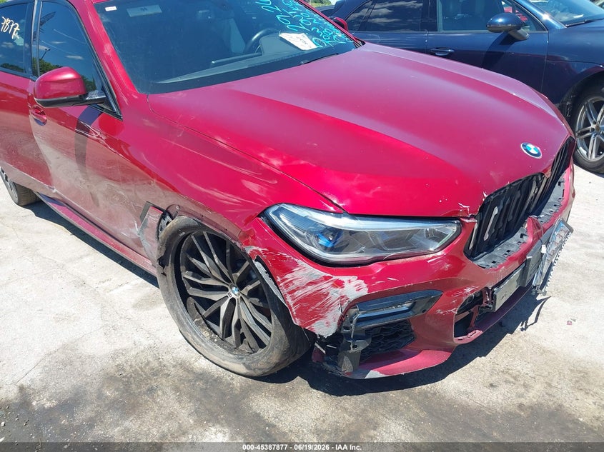 2021 BMW X6 xDrive40I VIN: 5UXCY6C06M9E36343 Lot: 45387877