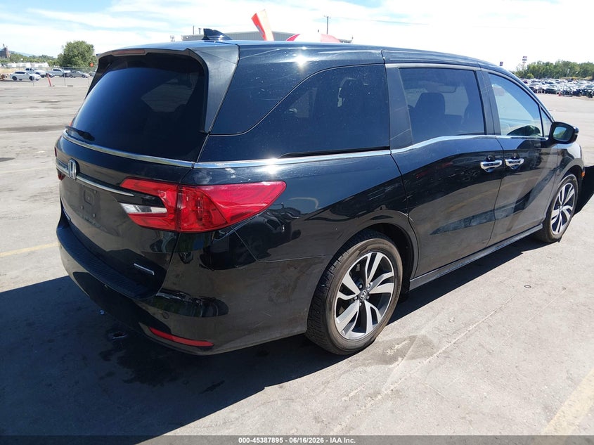 Vin: 5fnrl6h85mb001213, lot: 45885890, honda odyssey touring 20214