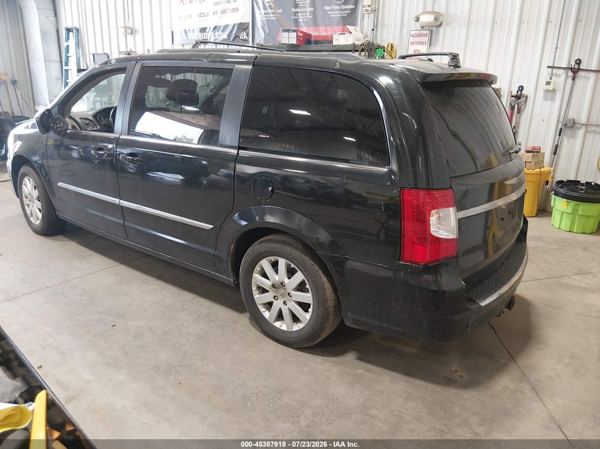 Vin: 2c4rc1bgxdr631672, lot: 45885913, chrysler town & country touring 20133