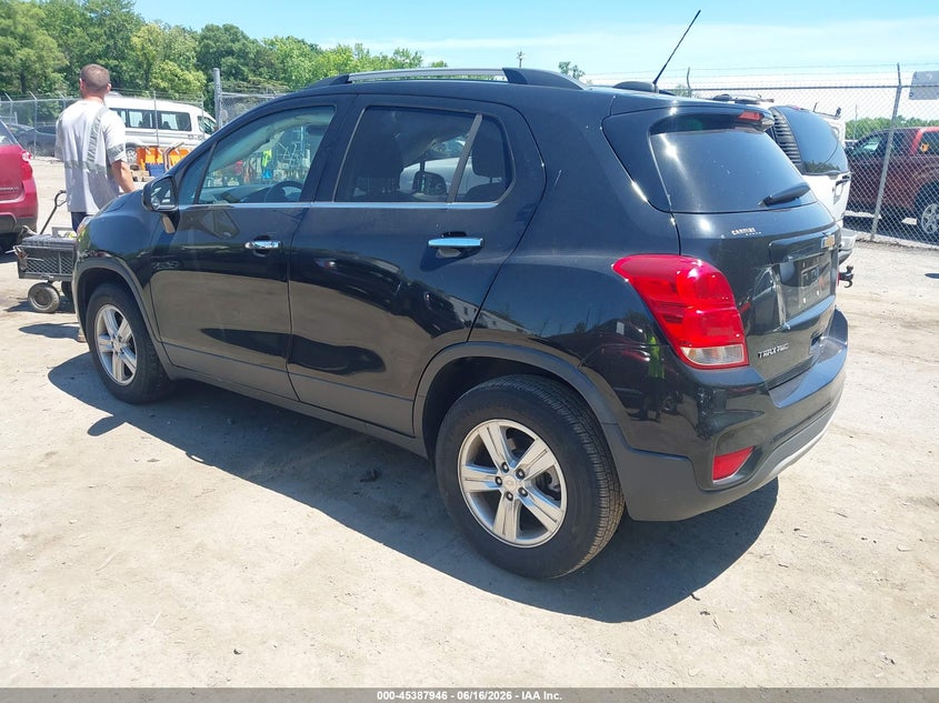 VIN 3GNCJPSB9KL201734 2019 CHEVROLET TRAX LT