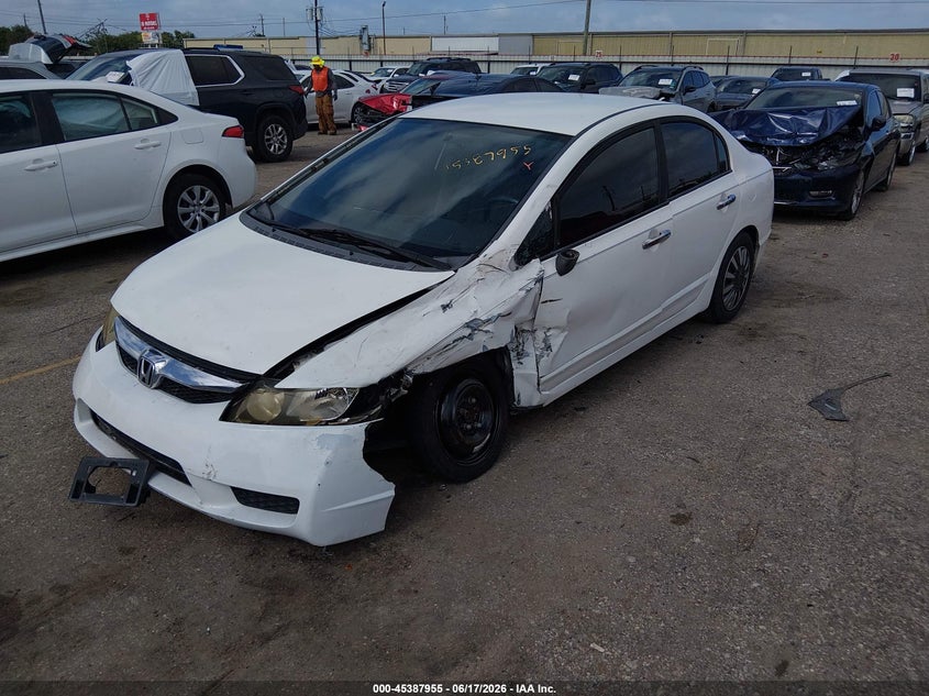2009 Honda Civic Vp VIN: 19XFA16399E031489 Lot: 45387955