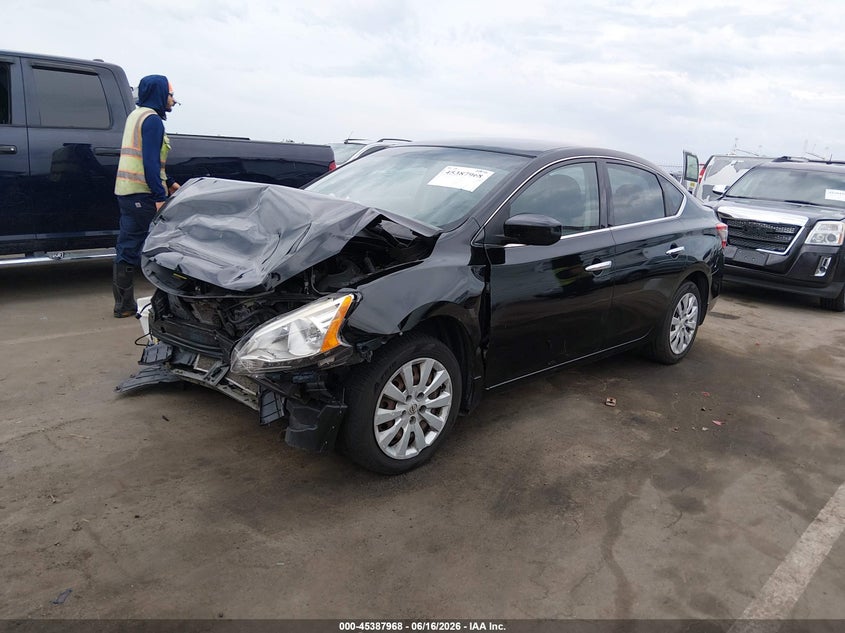 2014 Nissan Sentra Sv 3N1AB7AP9EY321358 photo 1