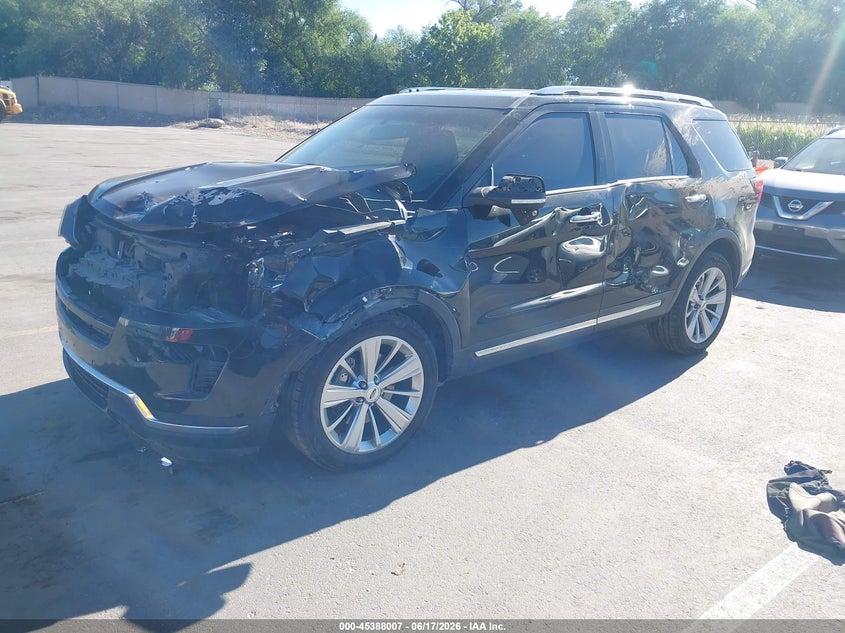 Vin: 1fm5k7f80kgb42540, lot: 45886002, ford explorer limited 20192