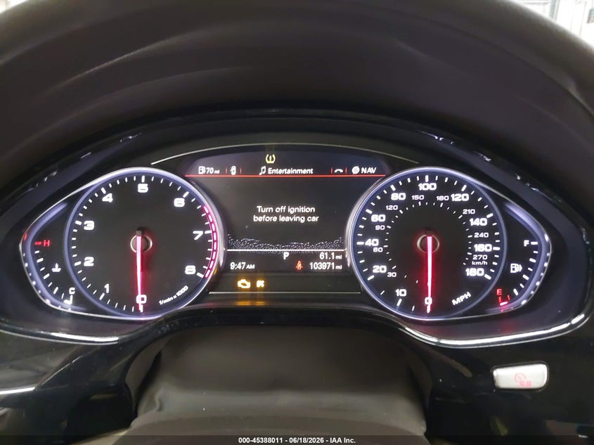 2013 Audi A8 3.0T VIN: WAUAGAFD1DN006430 Lot: 45388011