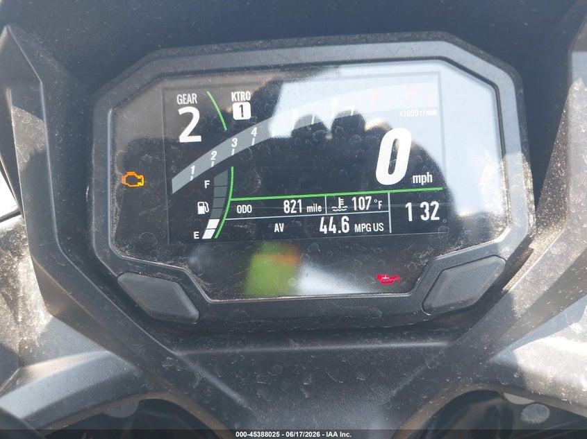 2026 Kawasaki Ex650 R VIN: ML5EXER17TDAH2667 Lot: 45388025