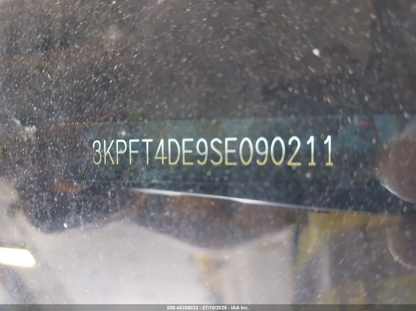 2025 Kia K4 Lxs VIN: 3KPFT4DE9SE090211 Lot: 45388033