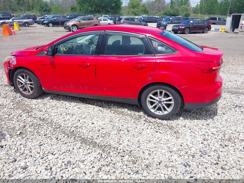 Vin: 1fadp3f27fl244619, lot: 45886030, ford focus se 20153