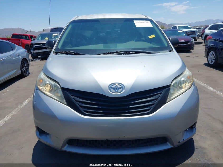 2012 Toyota Sienna Base V6 7 Passenger VIN: 5TDZK3DC1CS181540 Lot: 45388038