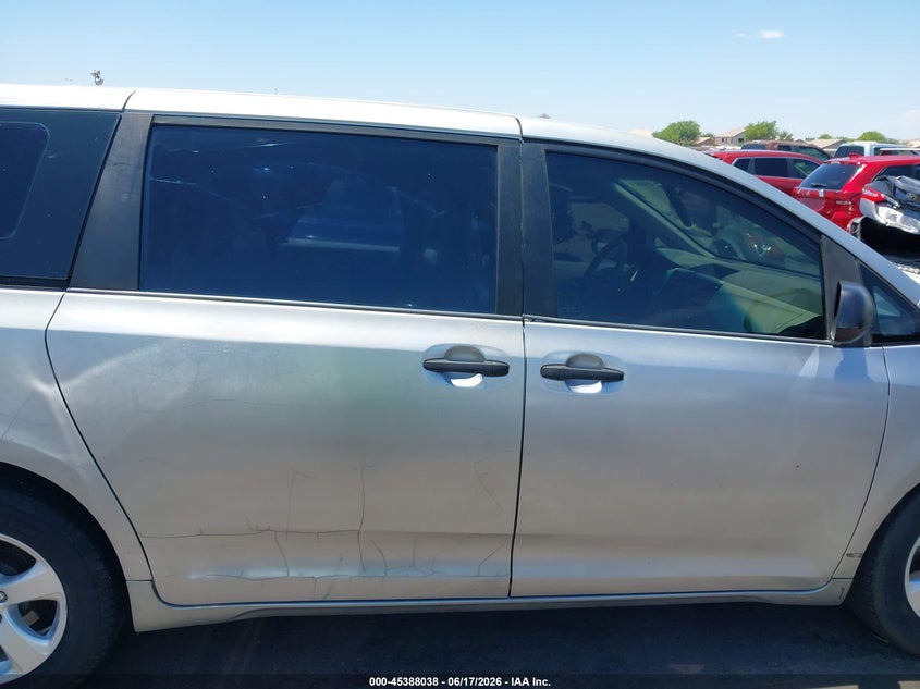 2012 Toyota Sienna Base V6 7 Passenger VIN: 5TDZK3DC1CS181540 Lot: 45388038