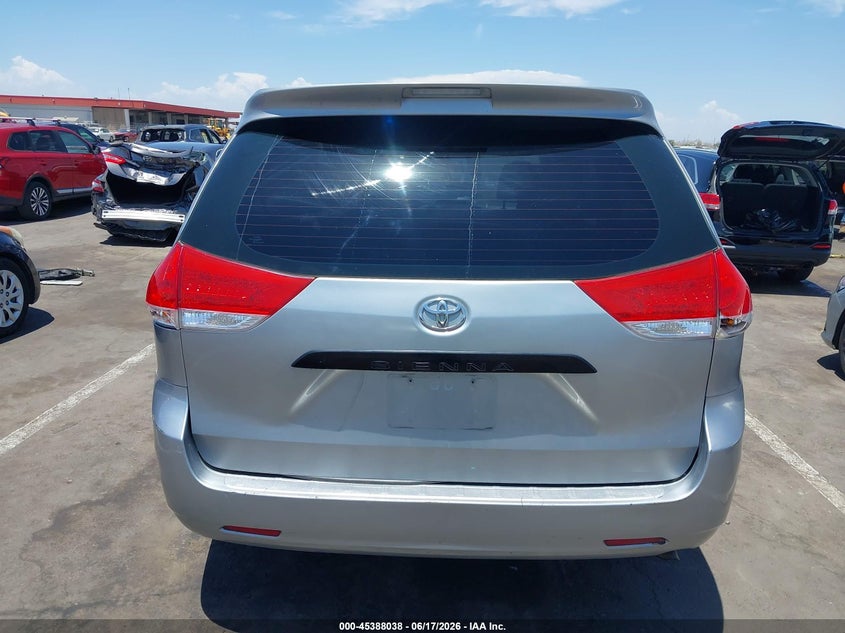 2012 Toyota Sienna Base V6 7 Passenger VIN: 5TDZK3DC1CS181540 Lot: 45388038