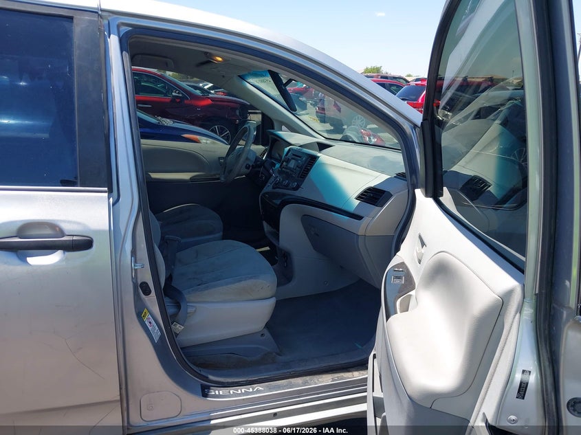 2012 TOYOTA SIENNA VAN 3.5L V-6 DOHC, VVT, 266HP