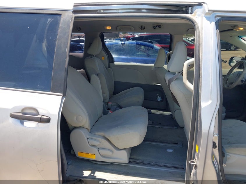 2012 Toyota Sienna Base V6 7 Passenger VIN: 5TDZK3DC1CS181540 Lot: 45388038