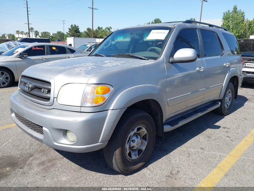 2002 Toyota Sequoia Sr5 V8 5TDZT34A12S079715 photo 1