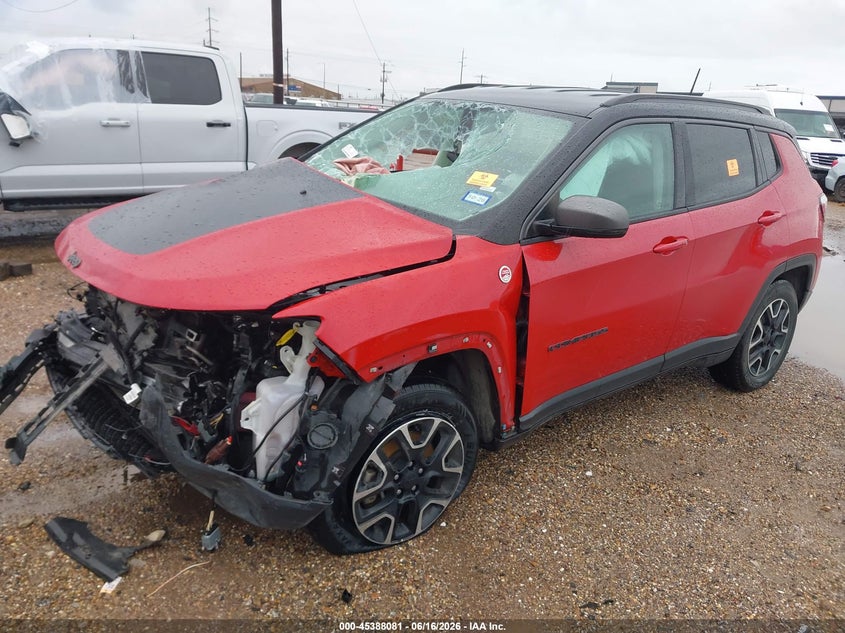 Vin: 3c4njddb7lt111769, lot: 45886076, jeep compass trailhawk 4x4 20202