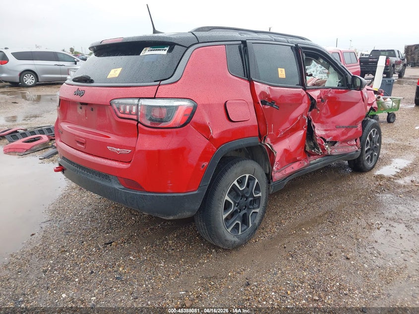 Vin: 3c4njddb7lt111769, lot: 45886076, jeep compass trailhawk 4x4 20204