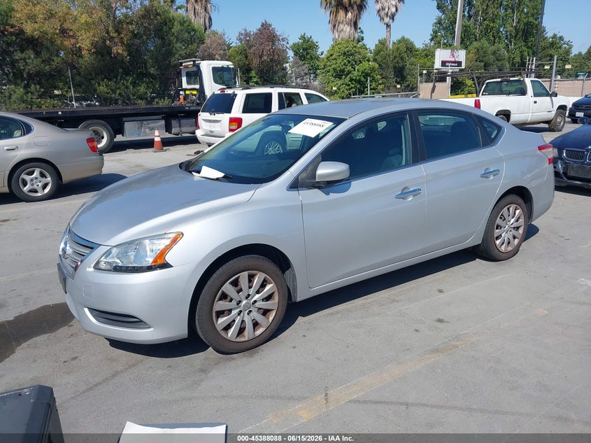 2014 Nissan Sentra S 3N1AB7AP1EL684296 photo 1