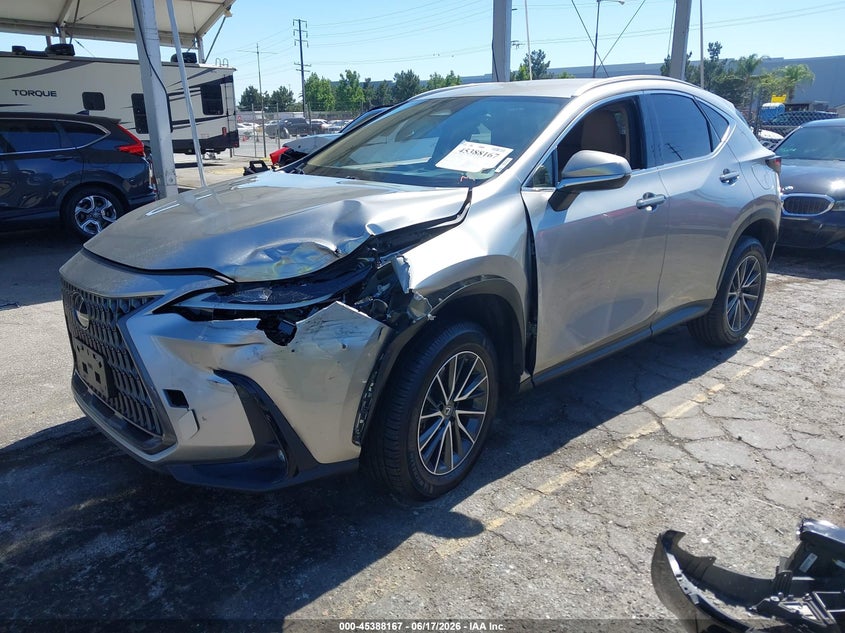 Vin: jtjadcaz6n5000146, lot: 45886162, lexus nx 250 20222