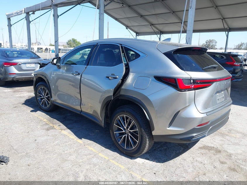 Vin: jtjadcaz6n5000146, lot: 45886162, lexus nx 250 20223