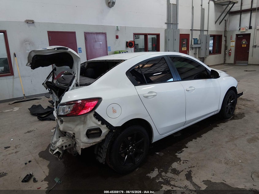 Vin: jm1bl1up8d1845935, lot: 45886174, mazda mazda3 i sport 20134