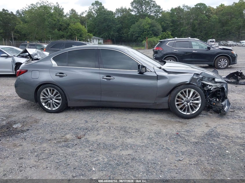 2021 Infiniti Q50 Luxe VIN: JN1EV7BP3MM703216 Lot: 45388214