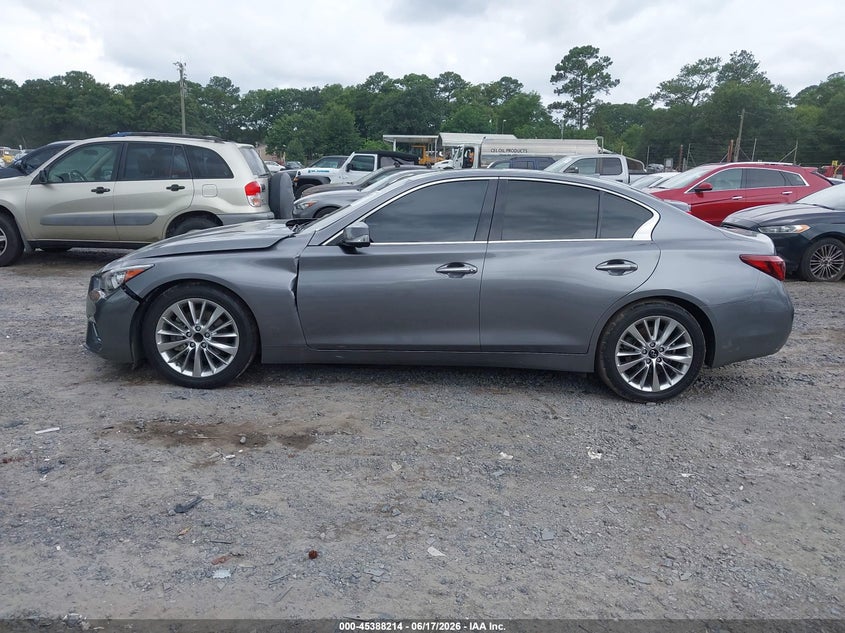 2021 Infiniti Q50 Luxe VIN: JN1EV7BP3MM703216 Lot: 45388214